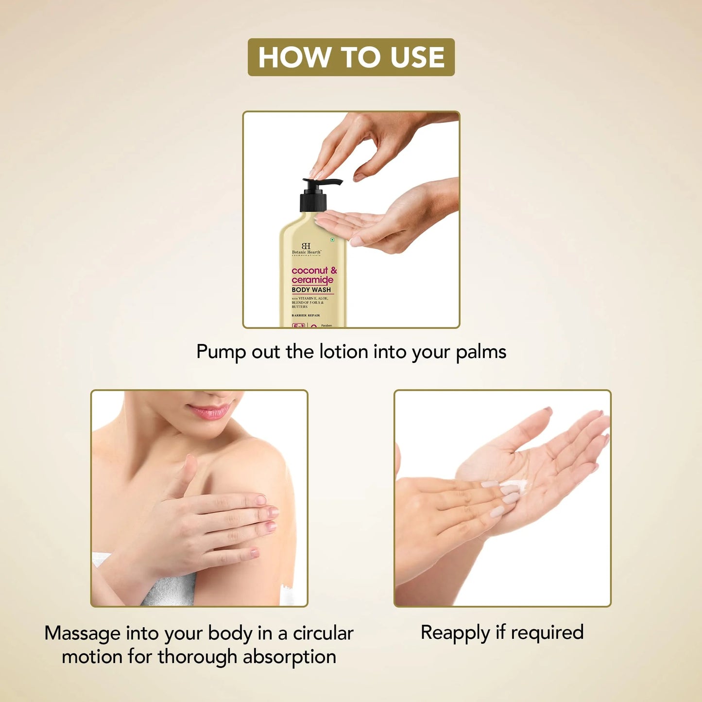 Botanic Hearth Coconut & Ceramide Body Lotion