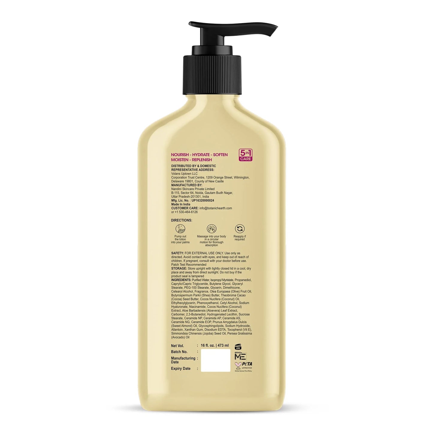Botanic Hearth Coconut & Ceramide Body Lotion